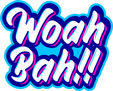 Load image into Gallery viewer, NEW Sticker: Woah Bah!!